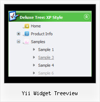 Yii Widget Treeview Tree Hover Dropdown Menu