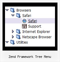 Zend Framework Tree Menu Tree Xp Bar